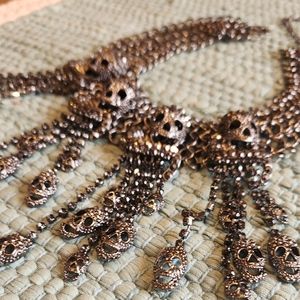Gothic style extravagant necklace